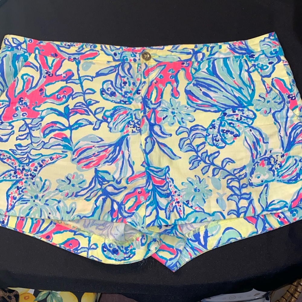 Lilly Pulitzer "Swim Up" Adie Shorts size 14